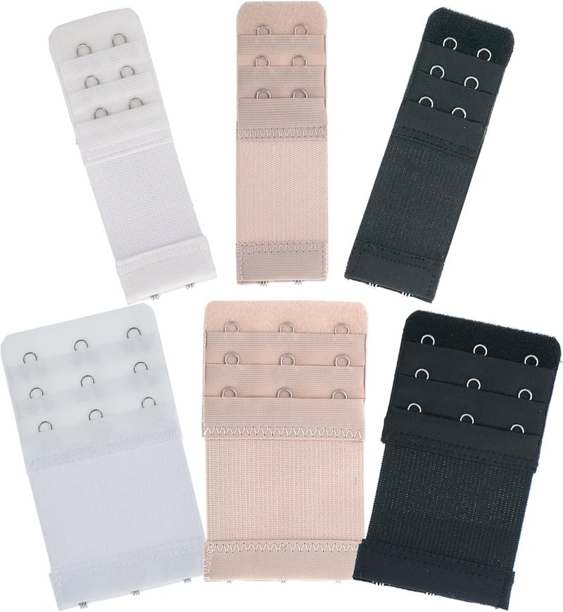 SAMGU Store Women's Bra Extenders 2 Hook / 3 Hook Comfortable Stretchy Bra Extension Strap - Image 1